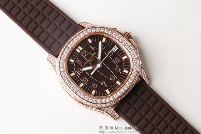 百達翡麗PATEK PHILPPE PP最新力作 原版複刻 女士腕表系列 18k玫瑰金鑲鑽 自動機械 女款手錶  wssb4049